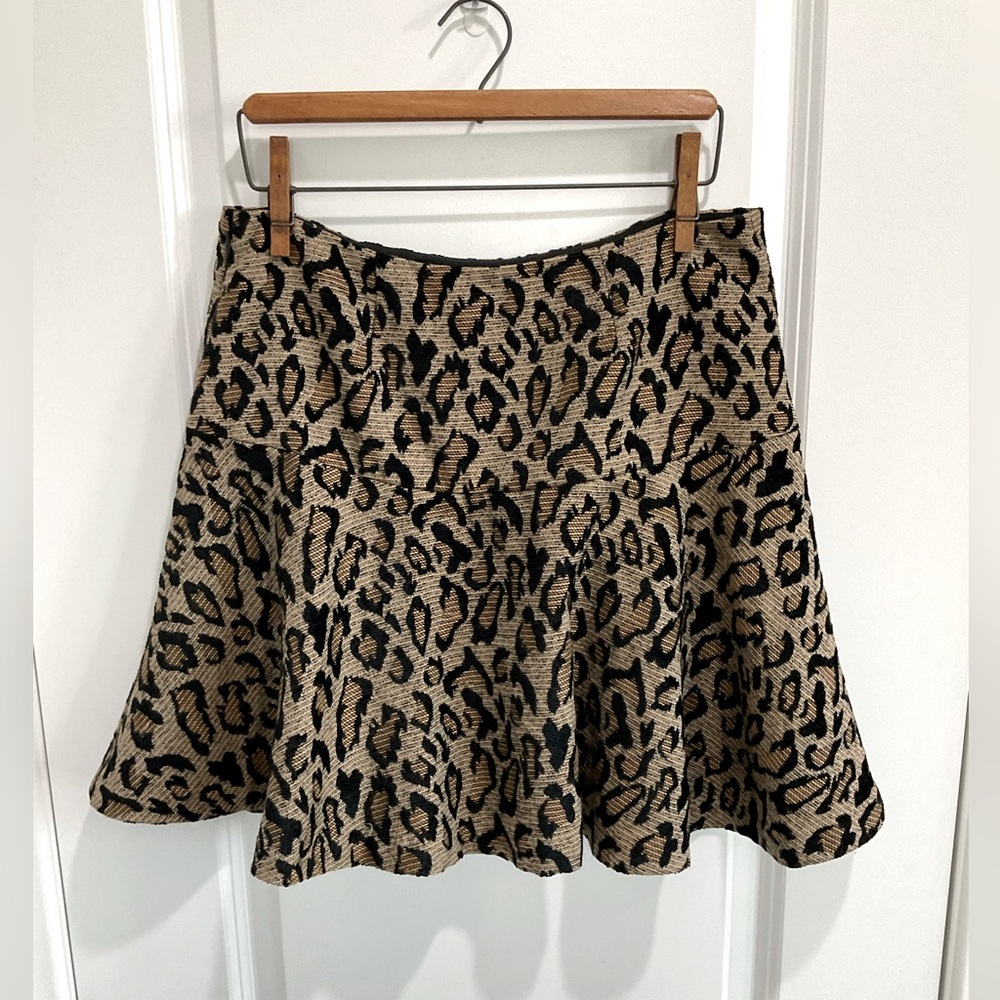 Free people animal print skirt